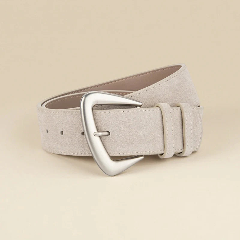Women's Belt for Dresses | Genuine Leather | Pin buckle Tan / One size fit (31"-39") Women's Belt for Dresses | Genuine Leather | Pin buckle Tan / One size fit (31"-39")