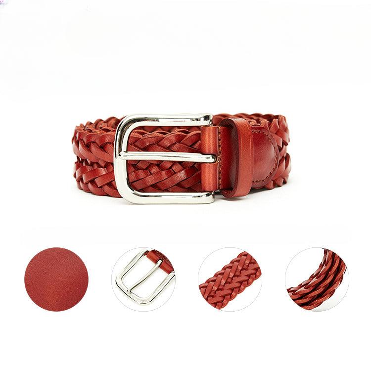 Women’s Luxury Leather Belt-Trendy Belt for Dresses-in Bright Color