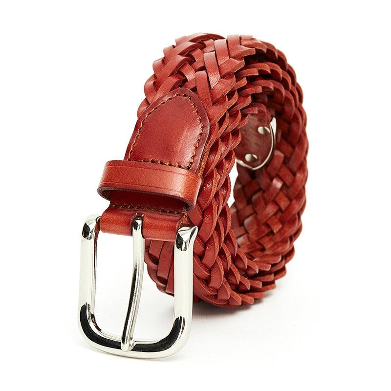 Women’s Luxury Leather Belt-Trendy Belt for Dresses-in Bright Color