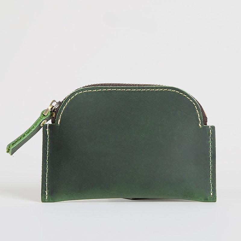 Women’s Original Coin Purse-Vintage Crazy Horse Leather-Men’s Gift