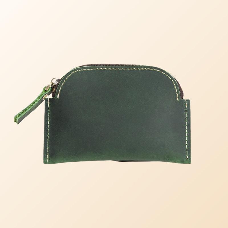 Women’s Original Coin Purse-Vintage Crazy Horse Leather-Men’s Gift