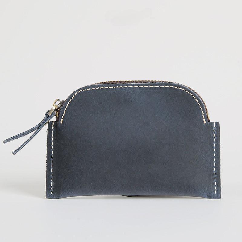 Women’s Original Coin Purse-Vintage Crazy Horse Leather-Men’s Gift