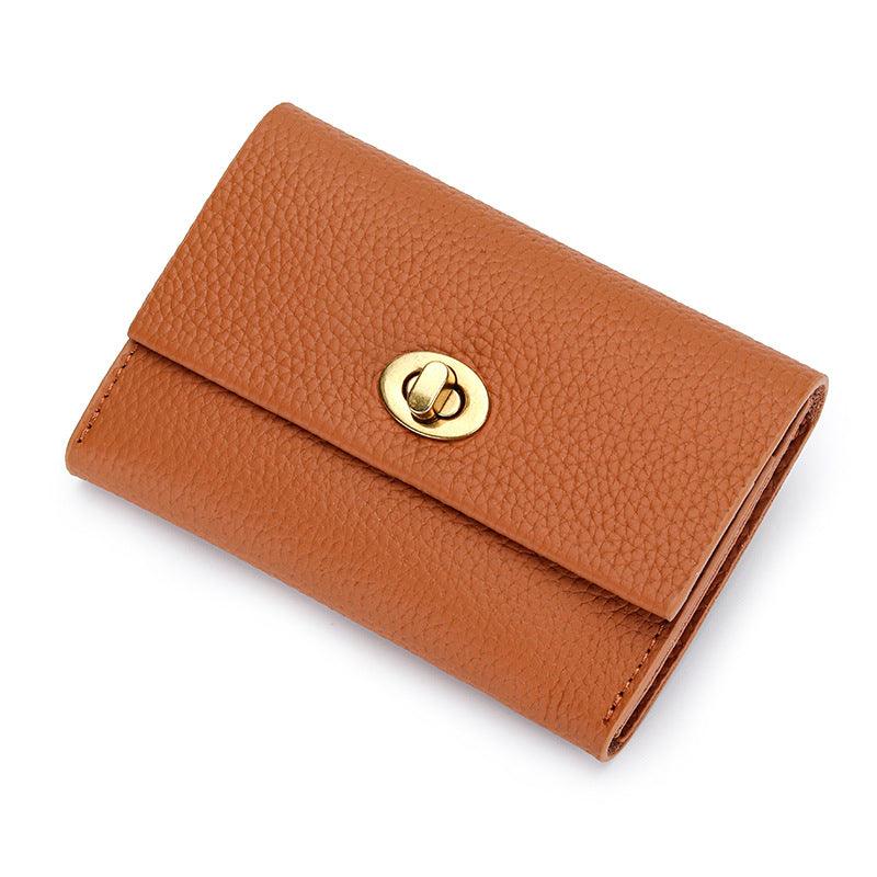 Women’s Small Leather Wallet-Chic Vibrant Design-Ladies’ Gift