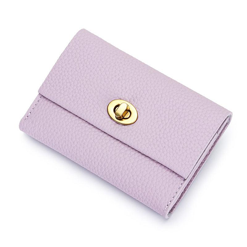Women’s Small Leather Wallet-Chic Vibrant Design-Ladies’ Gift