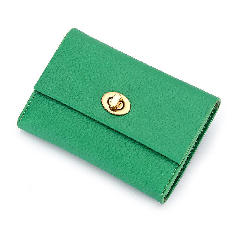 Women’s Small Leather Wallet-Chic Vibrant Design-Ladies’ Gift