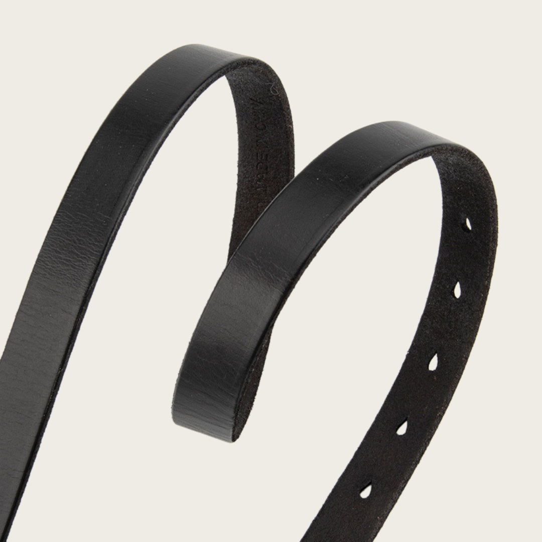 Women's Western Belt - Slim Strap with Sharp Western Buckle