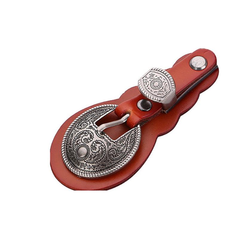 Women’s Western Leather Belt for Dress-Vintage Cowboy Style