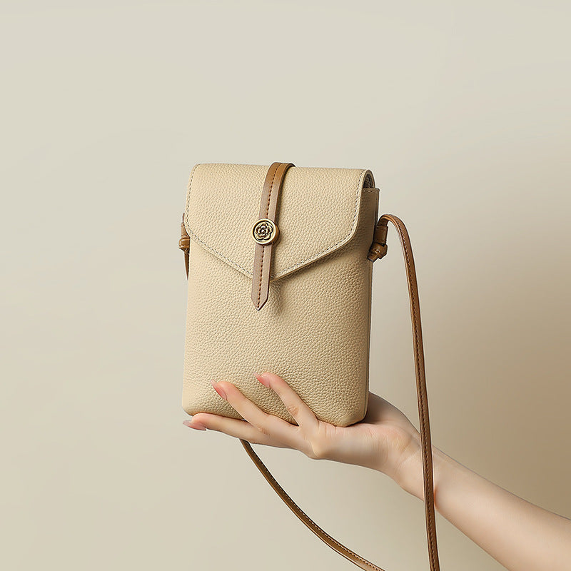 Crossbody Cell Phone Bag - "Roselle"