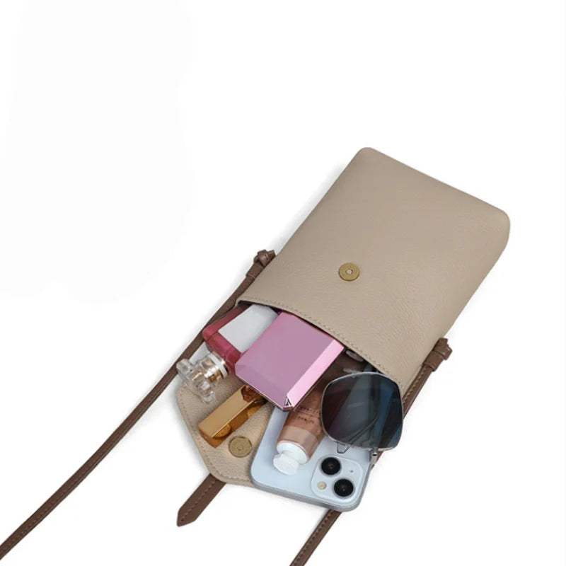 Crossbody Cell Phone Bag - "Roselle"