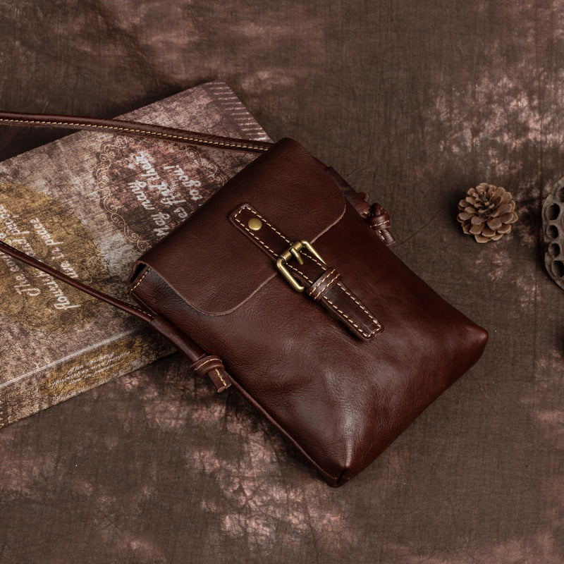 Designer Crossbody Phone Bag – "HeritageMini"