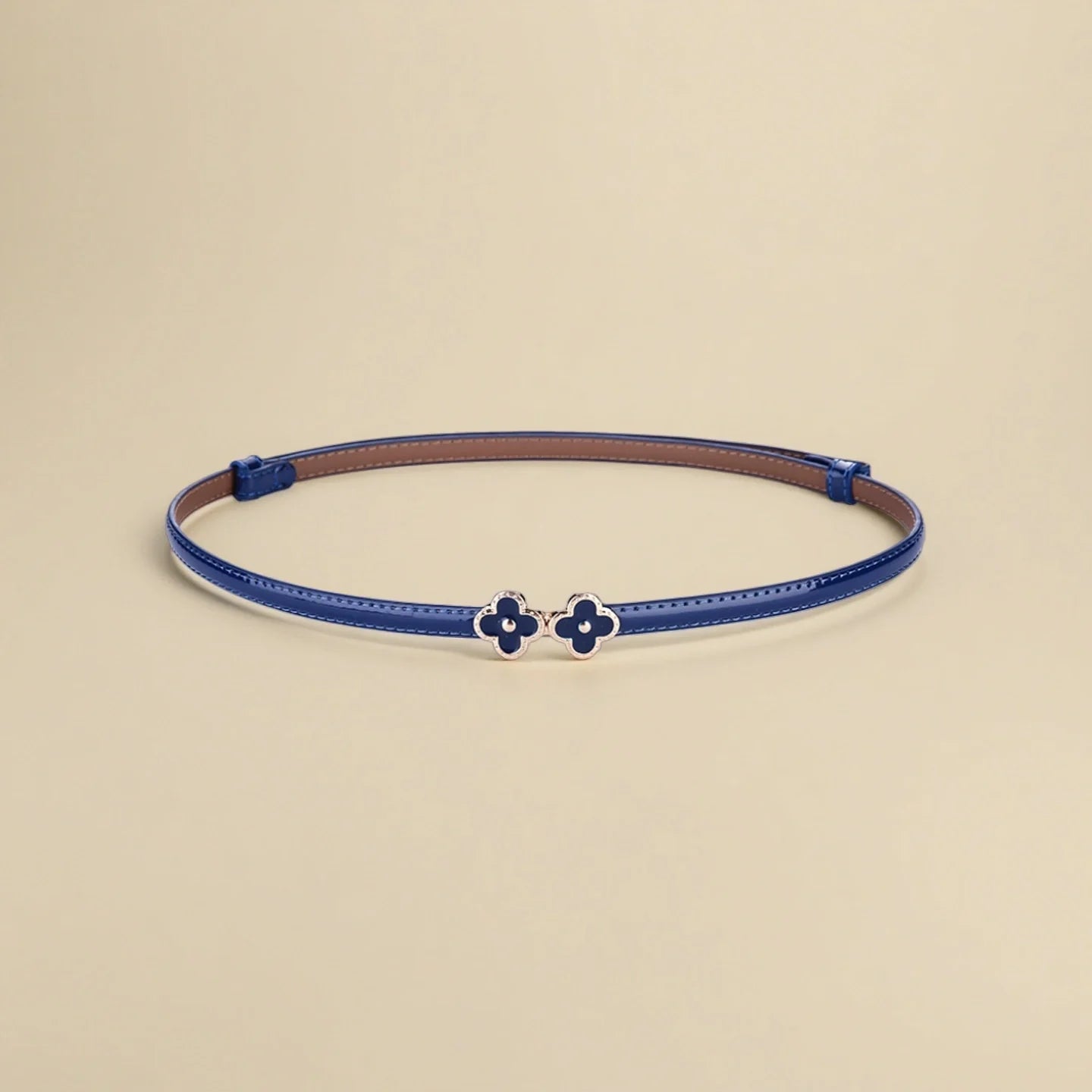 Dress Belt for Women - Genuine Leather with Hook Buckle