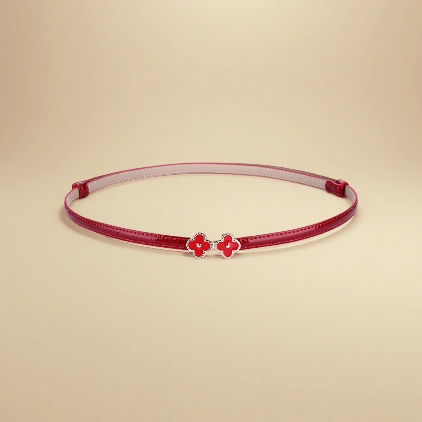 Dress Belt for Women - Genuine Leather with Hook Buckle