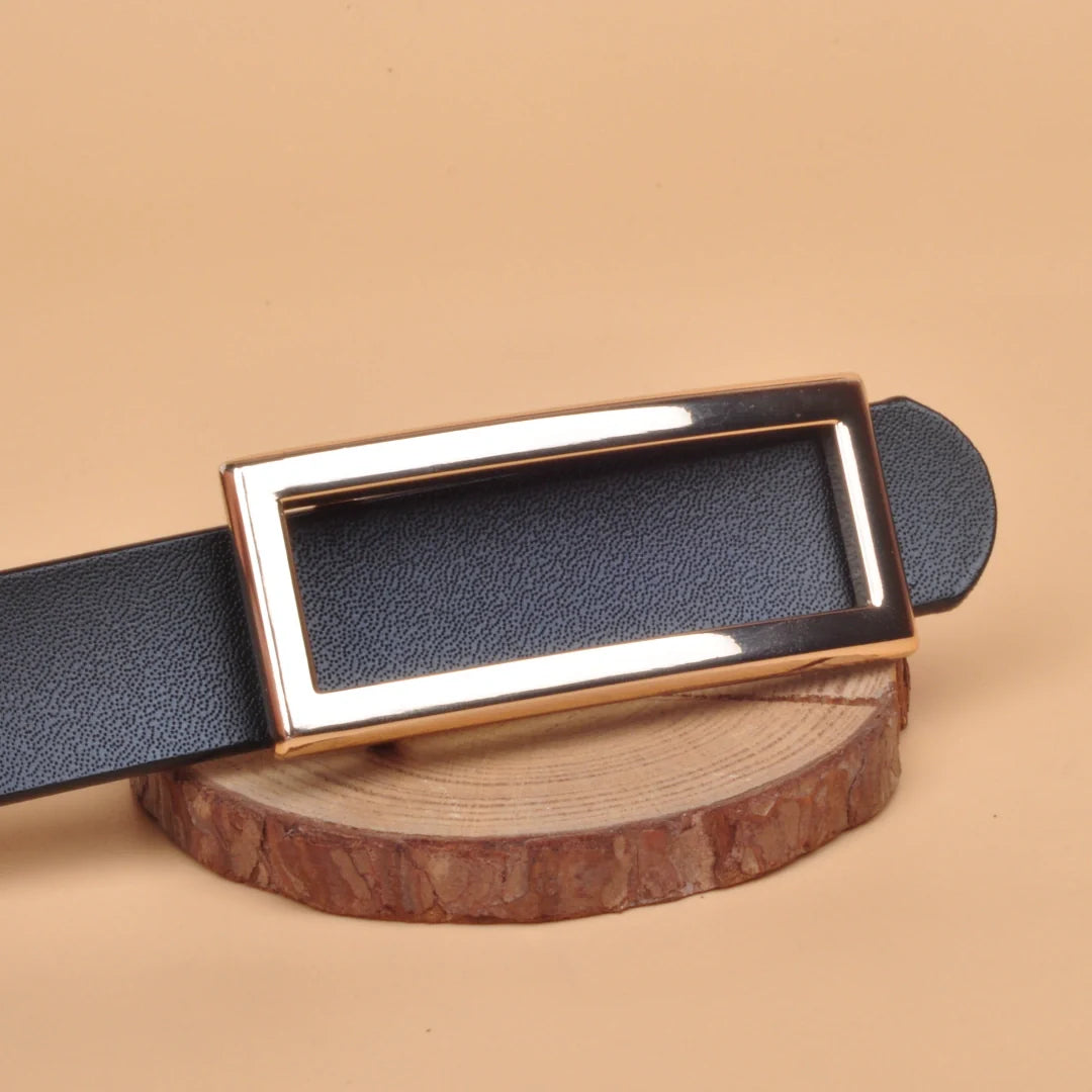 Dress Belt for Women - Italian Leather with Pin Buckle