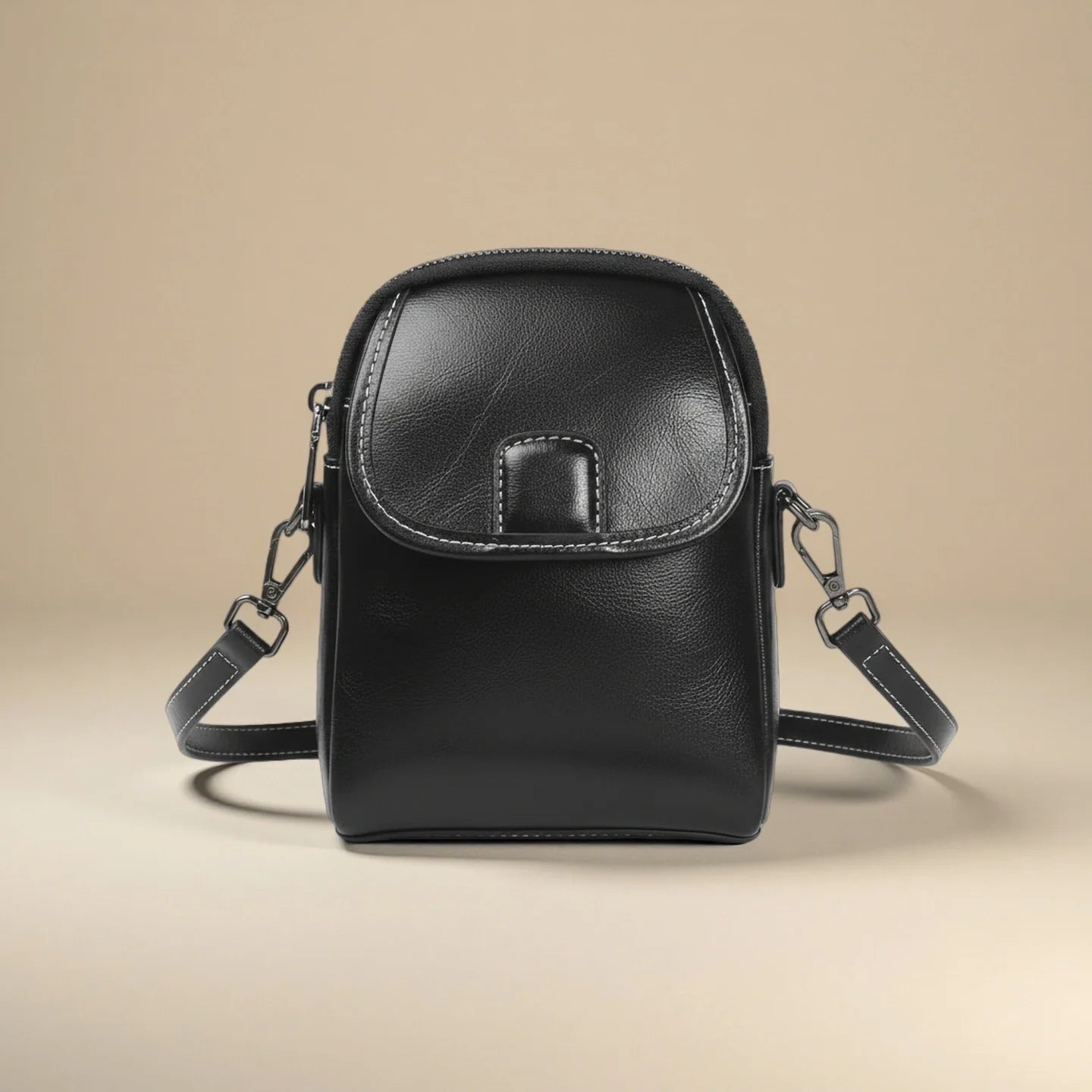 Leather Phone Crossbody-"TechNest"