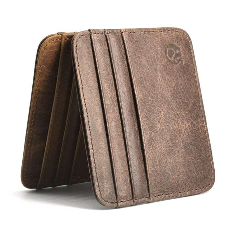 Leather Card Holder-Color Block-Top Grain-Ultra Slim-Gift