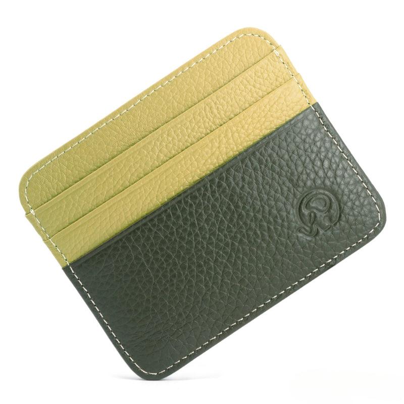 Leather Card Holder-Color Block-Top Grain-Ultra Slim-Gift