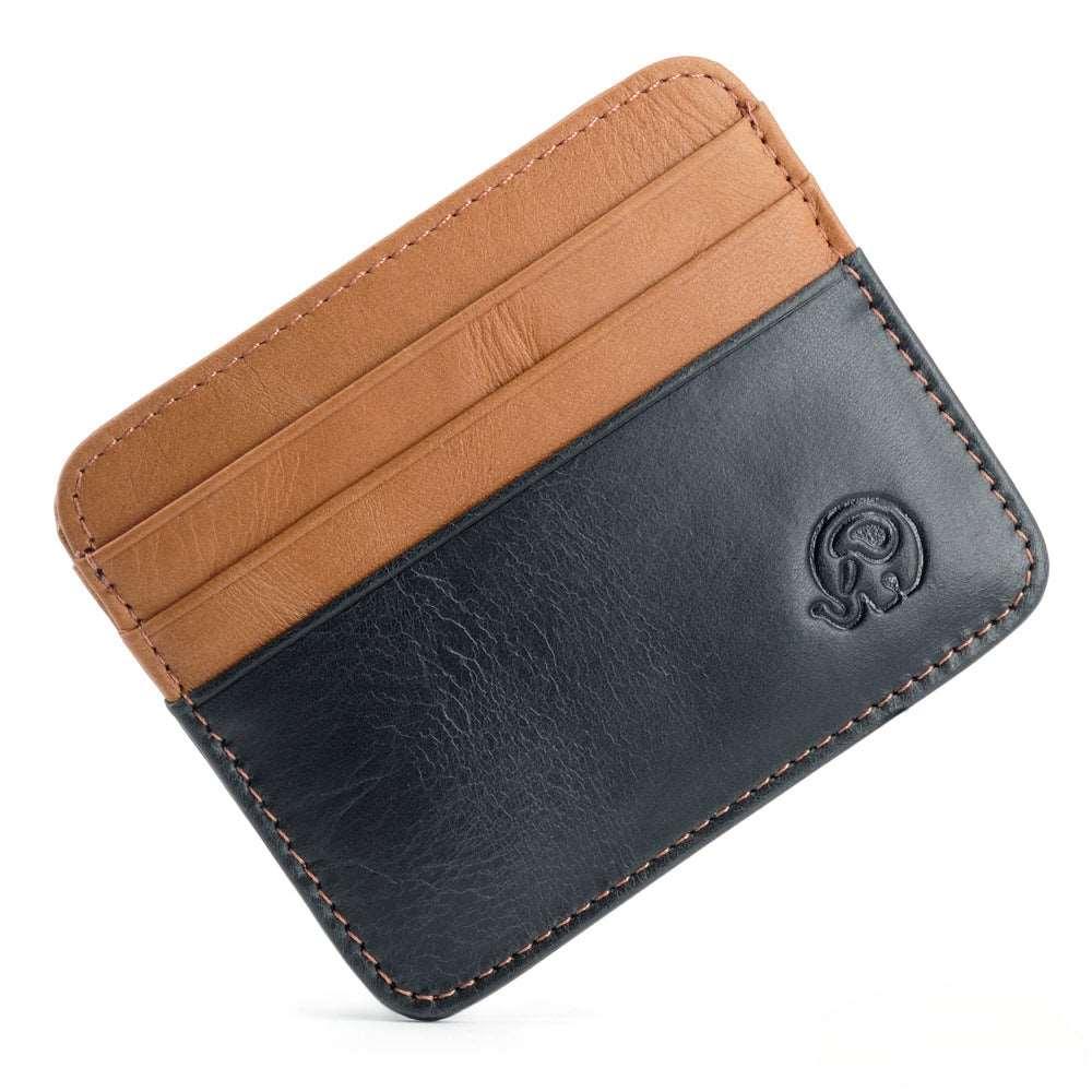 Leather Card Holder-Color Block-Top Grain-Ultra Slim-Gift