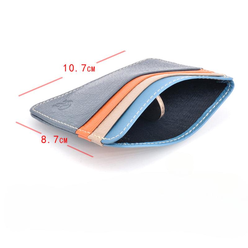 Leather Card Holder-Color Block-Top Grain-Ultra Slim-Gift