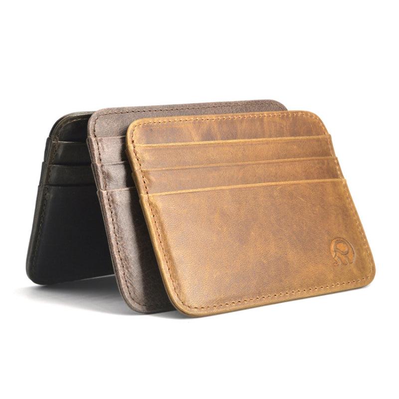 Leather Card Holder-Color Block-Top Grain-Ultra Slim-Gift