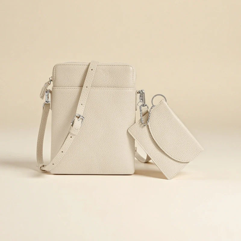 Sac de téléphone mobile en cuir - "Lightloop"