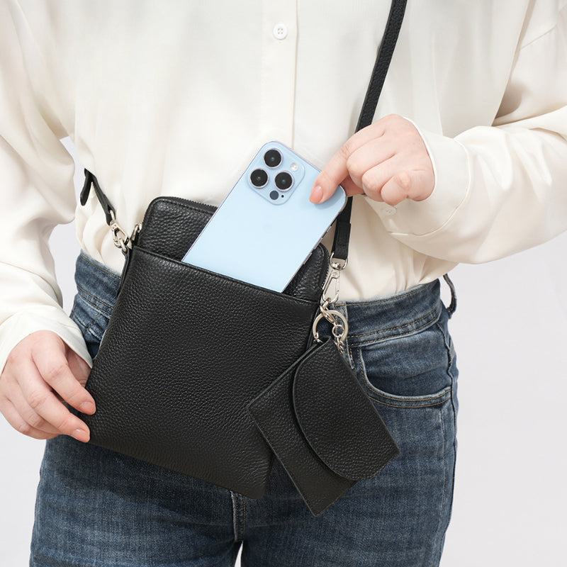 Leather Mobile Phone Bag-“Lightloop”