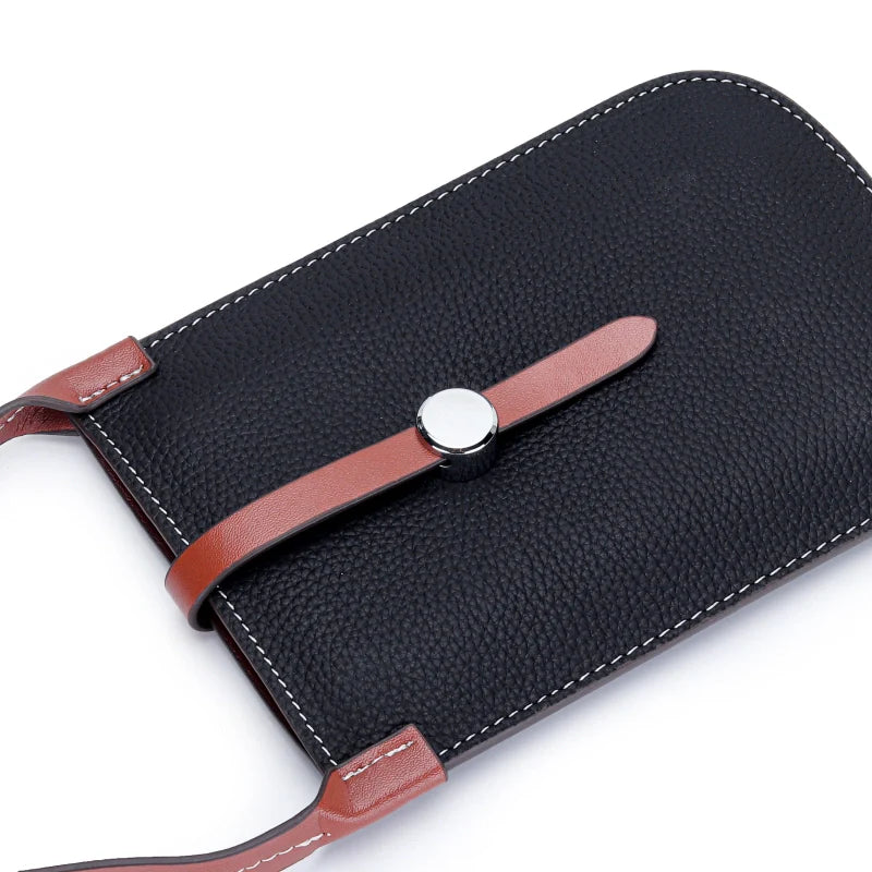 Leather Phone Bag – "VaultSlip"