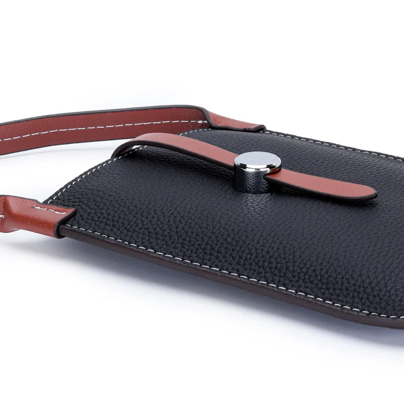 Leather Phone Bag – "VaultSlip"