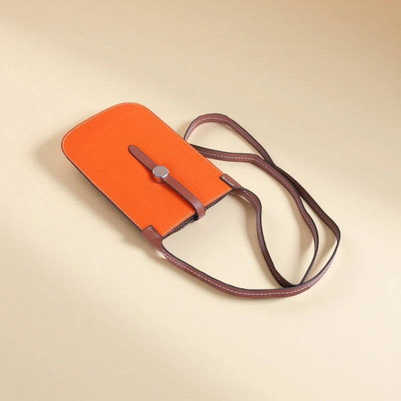 Leather Phone Bag – "VaultSlip"