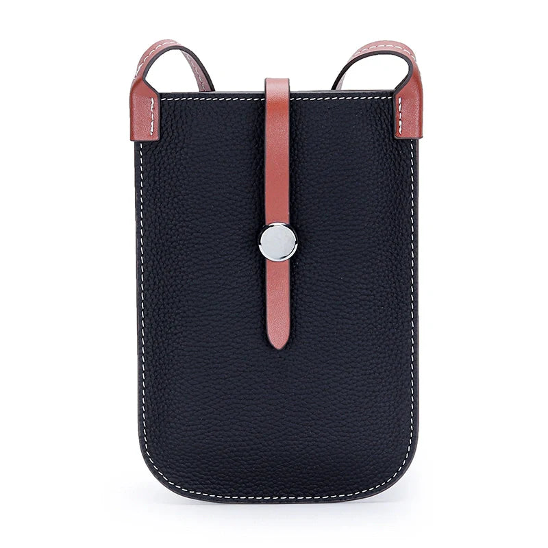 Leather Phone Bag – "VaultSlip"