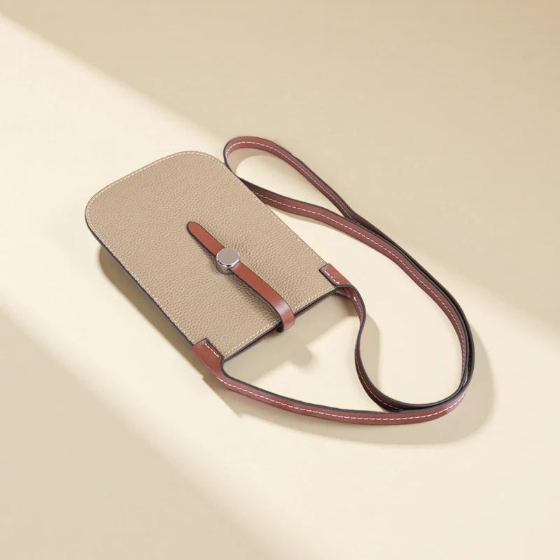 Leather Phone Bag – "VaultSlip"