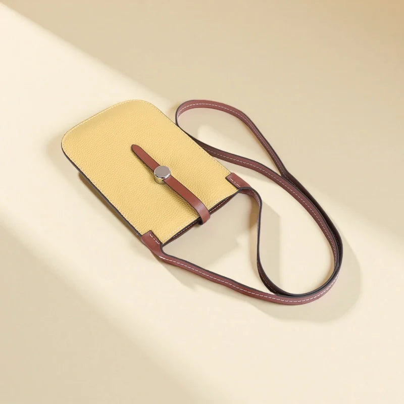 Leather Phone Bag – "VaultSlip"