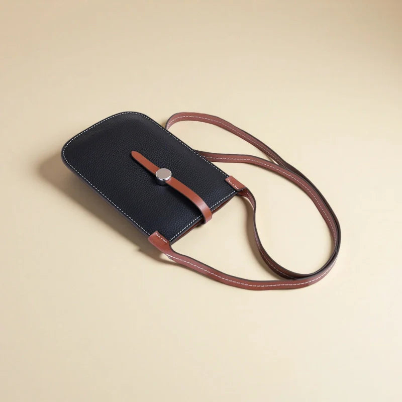 Leather Phone Bag – "VaultSlip"