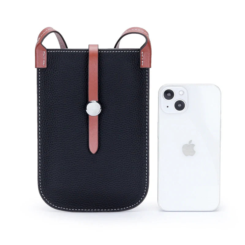 Leather Phone Bag – "VaultSlip"