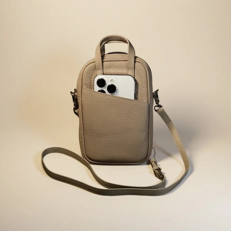 Sac à bandoulière en cuir pour téléphone - “Vaulta”