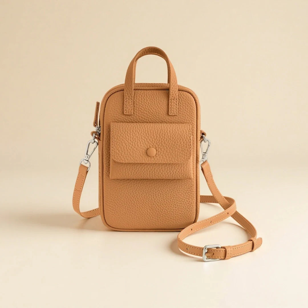 Sac à bandoulière en cuir pour téléphone - “Vaulta”