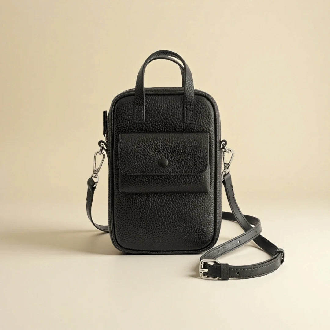 Sac à bandoulière en cuir pour téléphone - “Vaulta”