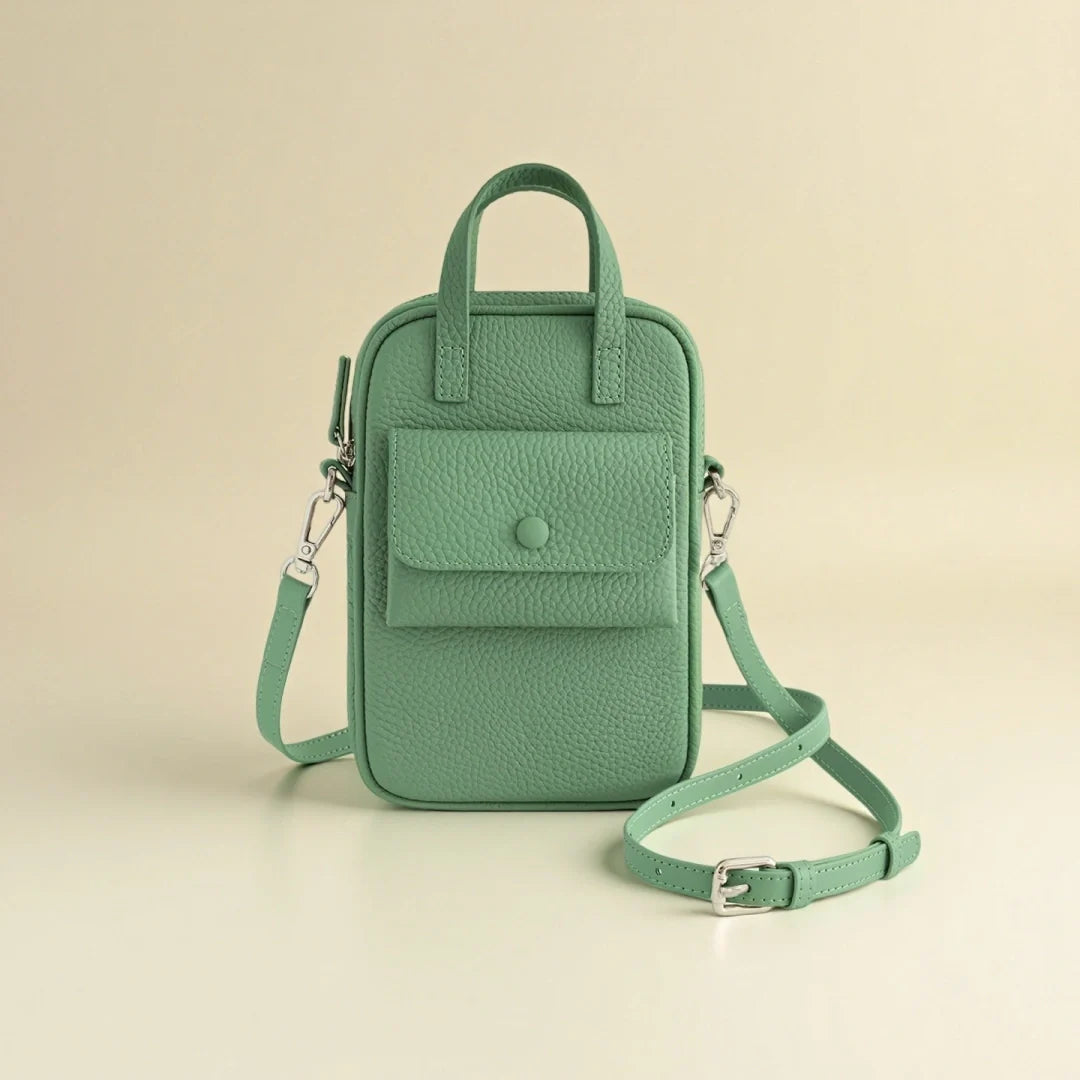 Sac à bandoulière en cuir pour téléphone - “Vaulta”