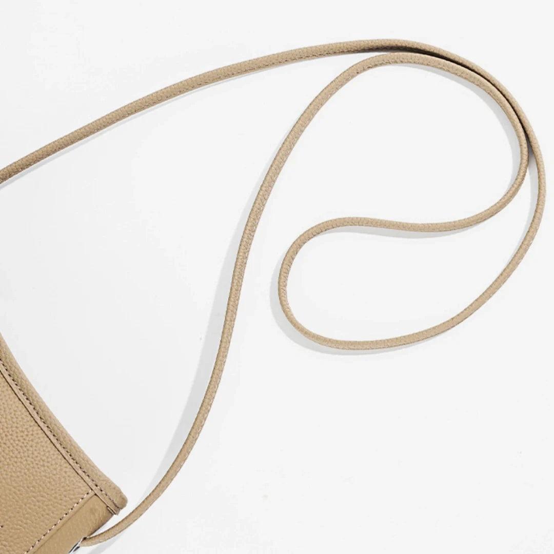 Leather Phone Crossbody-"CharmHold"