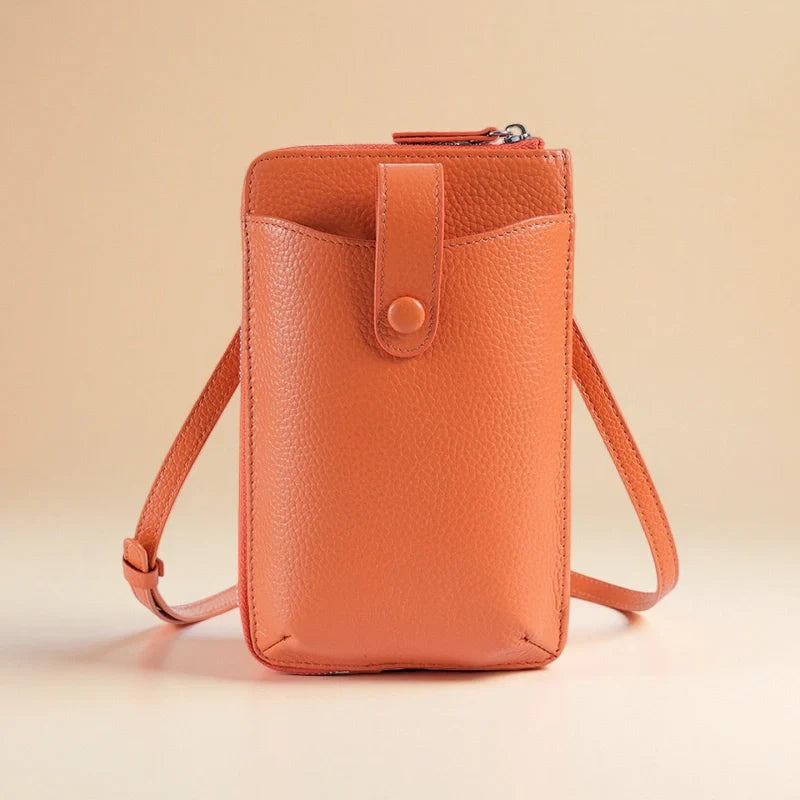 Leather Phone Crossbody-"PremiumTouch"