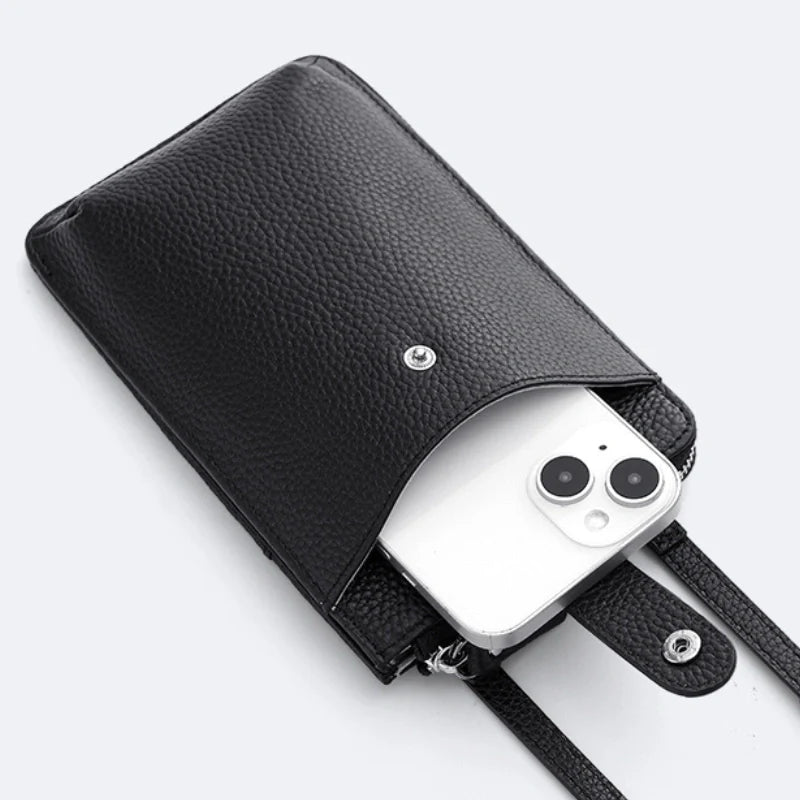 Leather Phone Crossbody-"PremiumTouch"