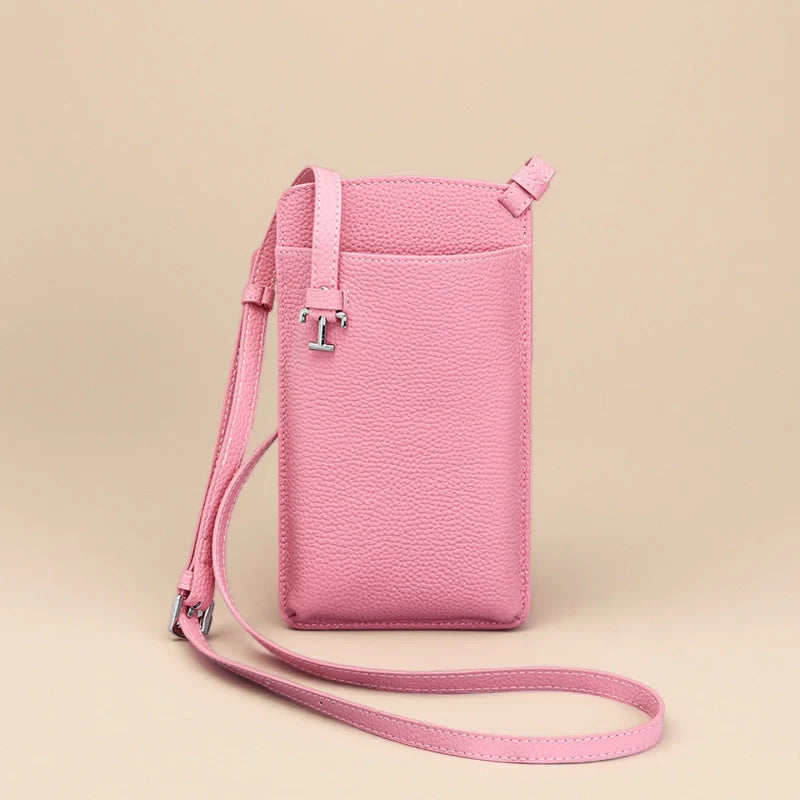 Leather Phone Crossbody-"StyleKeep"