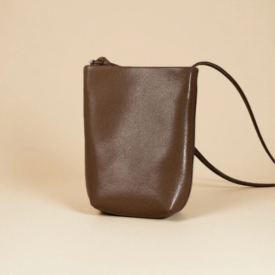 Leather Phone Crossbody-"UrbanNest"