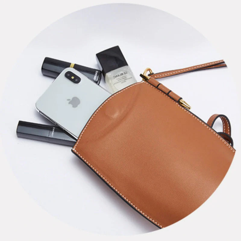 Leather Phone Crossbody-"AllDayPal"