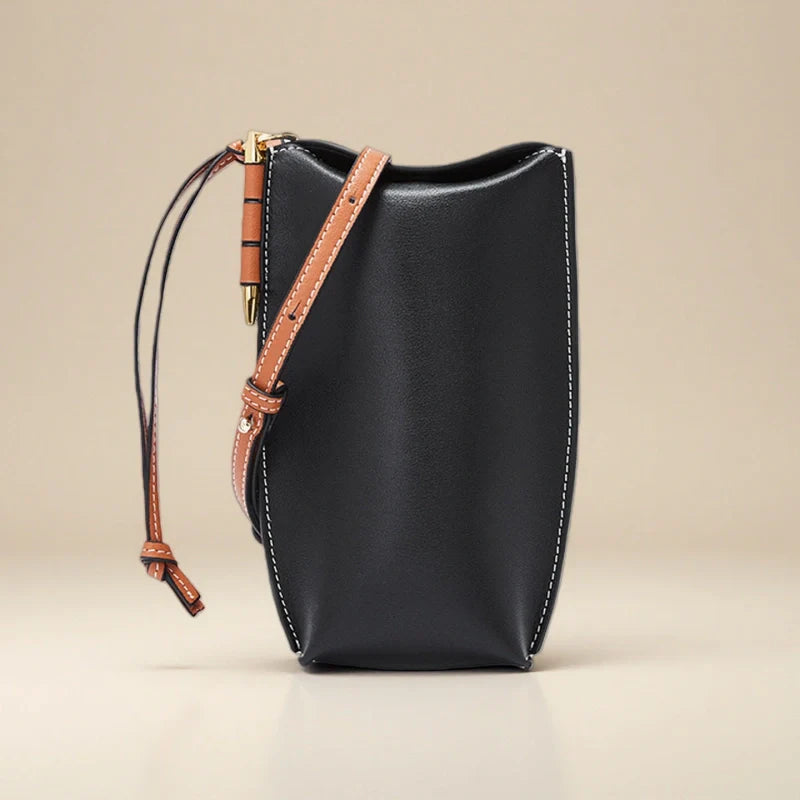 Leather Phone Crossbody-"AllDayPal"