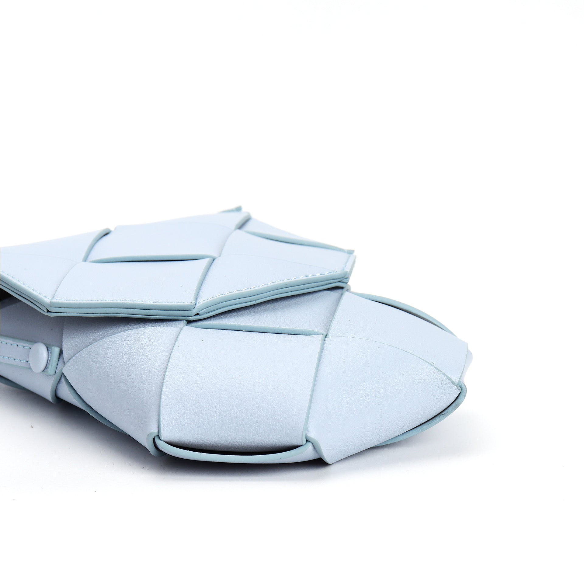 Leather Phone Crossbody-"RiverFlow"