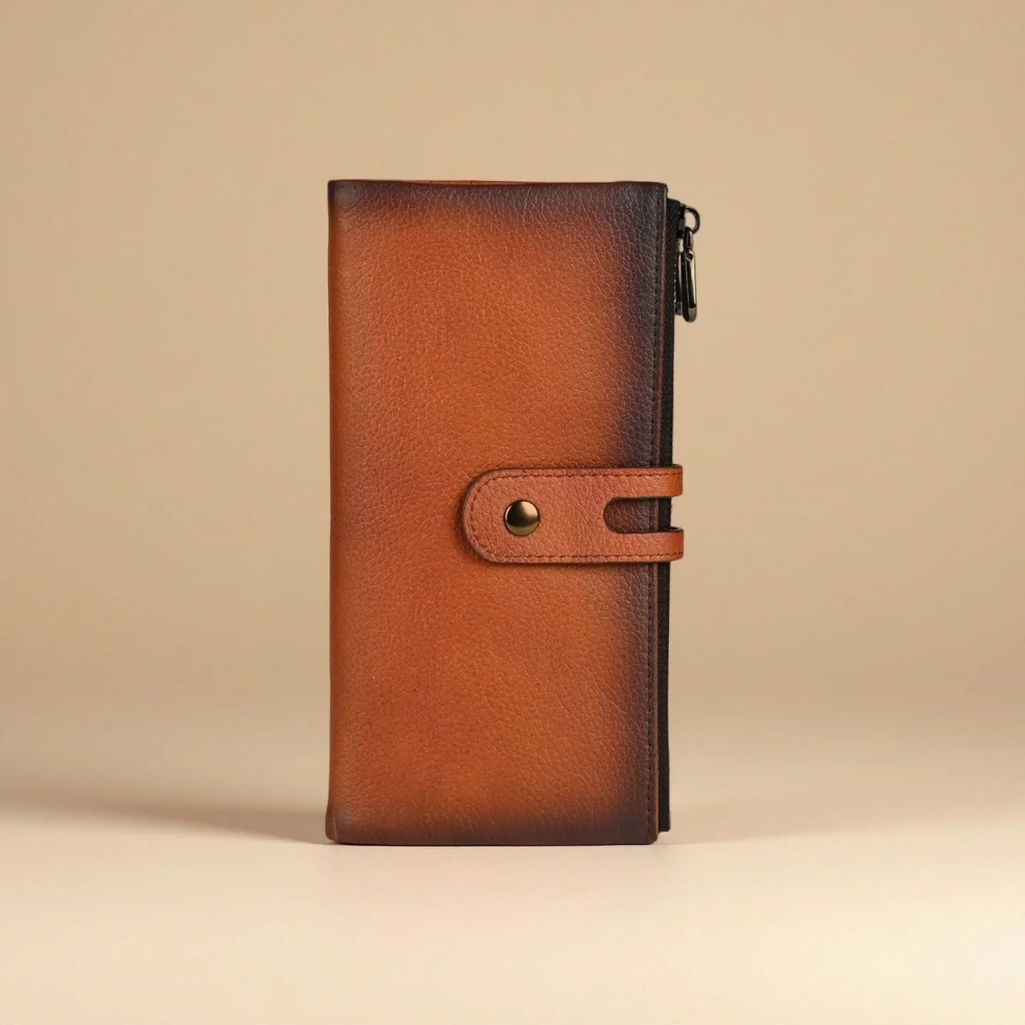 Men's Bifold Long Leather Wallet – "Ledger Fold"