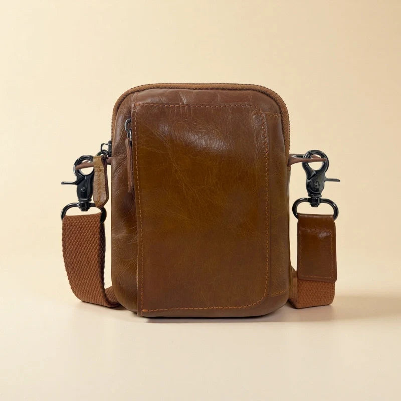 Men'S Crossbody Phone Bag-"WrapGrip"