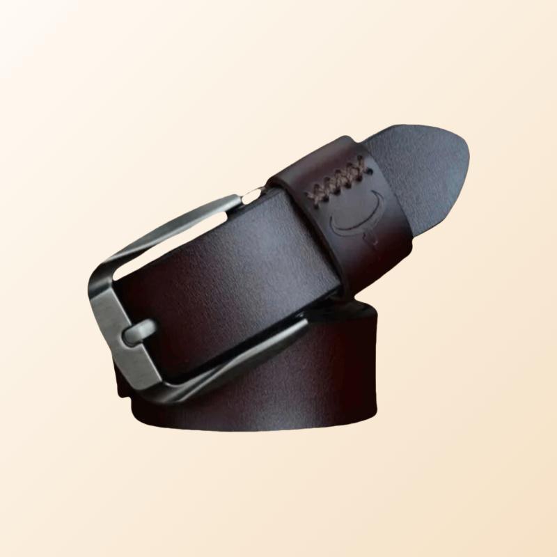 Men’s Leather Belt-Classic Casual Style in Black Brown Bordeaux