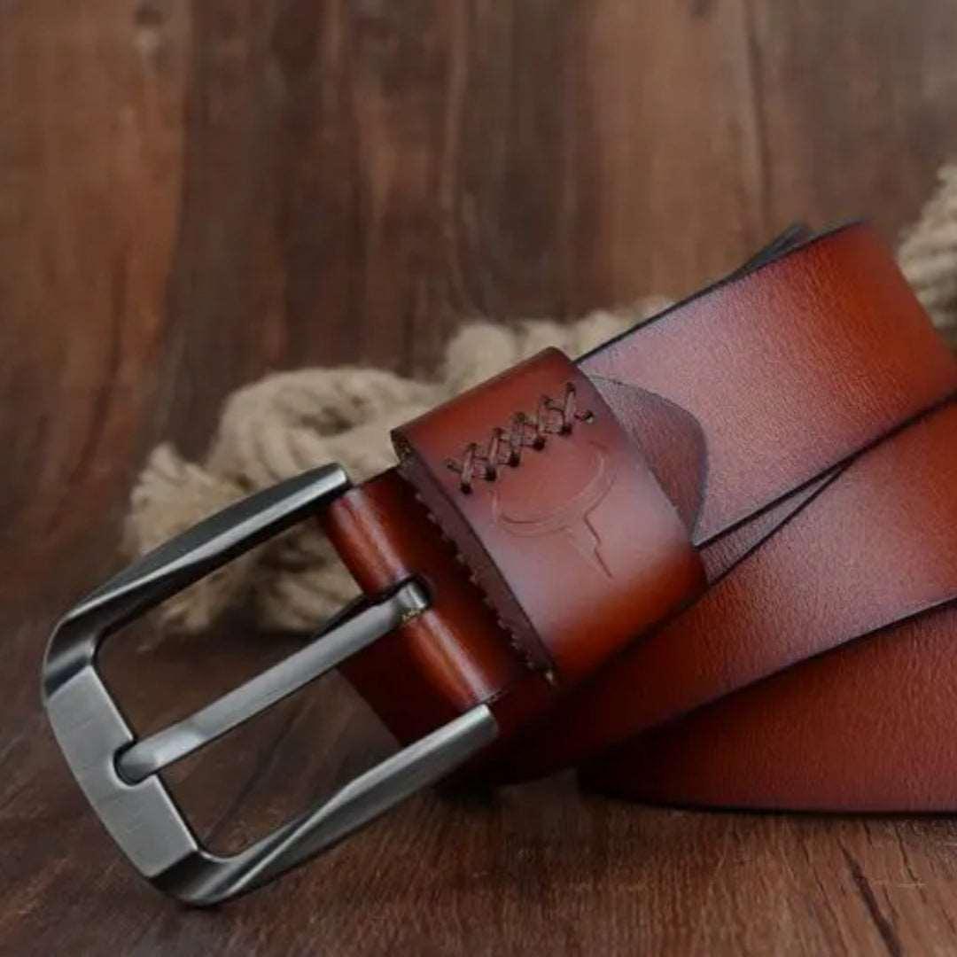 Men’s Leather Belt-Classic Casual Style in Black Brown Bordeaux