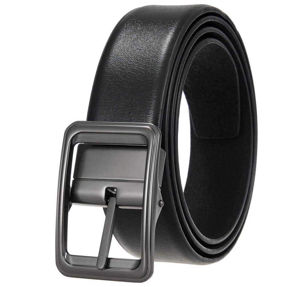 Men’s Leather Belt-Durable & Business Stylish | Mental Buckle Belt